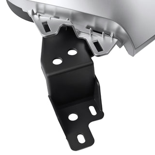 Spec D Glossy Black Mesh Grille Chrome Trim: Ram 1500 2019-2022 3.6L/5.7L