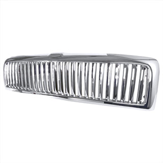 Spec D Vertical Grill (Chrome): Dodge Ram 1994 - 2002