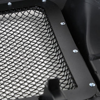 Spec D Matte Black Mesh Grille: Jeep Wrangler JK 2007 - 2018