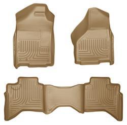 Husky Liners Weatherbeater Combo Front and 2nd Seat Floor Liners (FRONT): Dodge Ram 1500 (02-08) / Ram 2500 (03-09) / Ram 3500 (03-09)