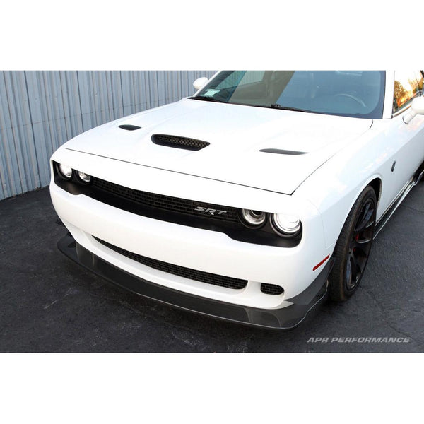 APR Carbon Fiber Front Lip: Dodge Challenger SRT Hellcat & Redeye 2015 - 2023 (Widebody ONLY)