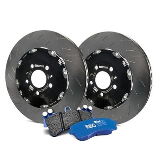 EBC Bluestuff Pad & 2pc Floating Rotor (FRONT): Jeep Grand Cherokee Trackhawk 2018-2021 / Dodge Durango Hellcat 2021-2026 6.2L