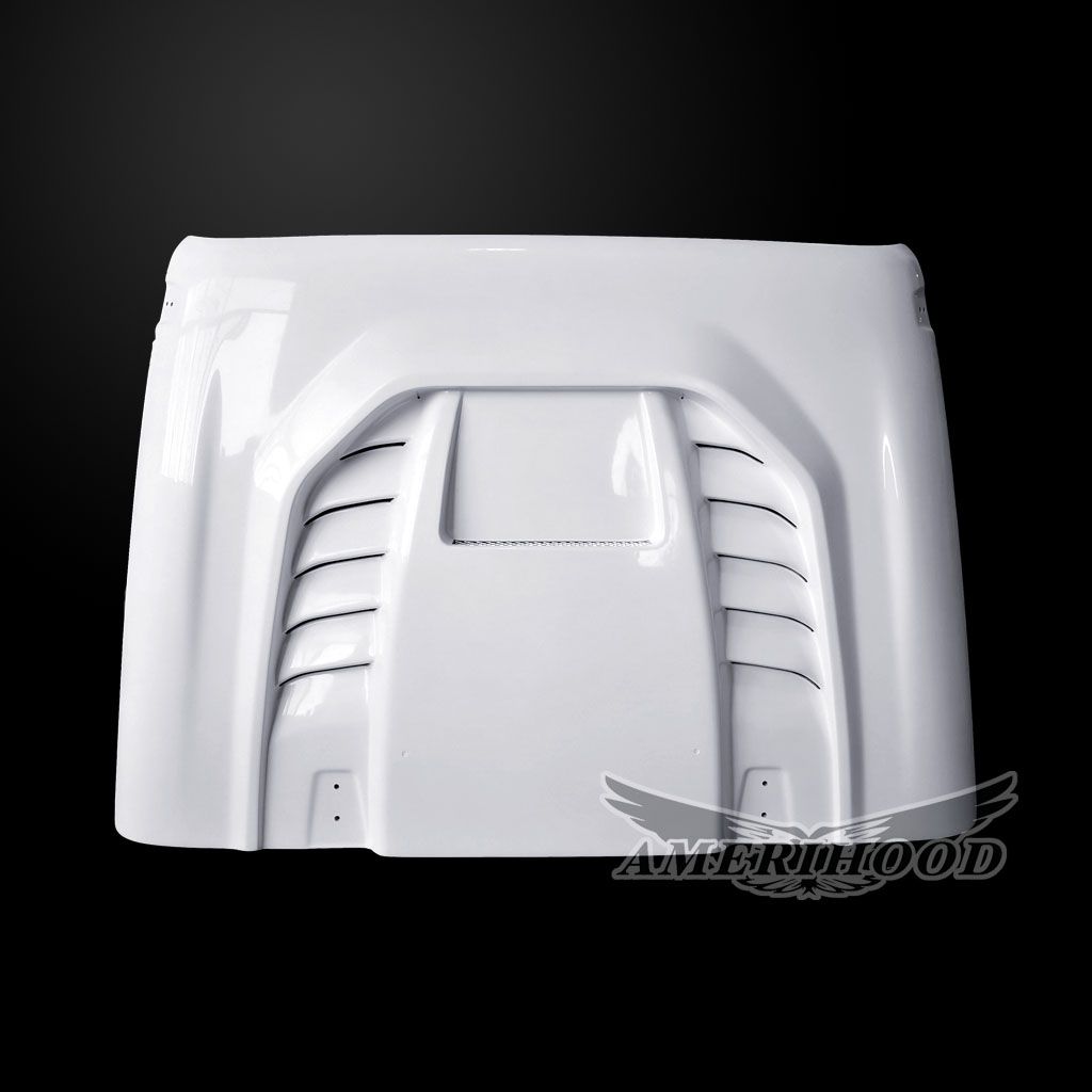 Amerihood STM Functional Ram Air Hood: Jeep Wrangler JK 2007 - 2018