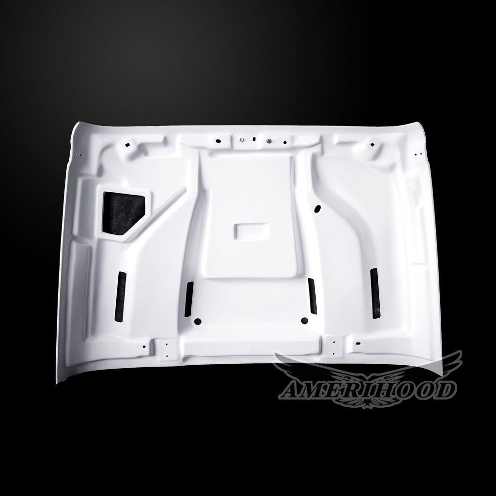 Amerihood STM Functional Ram Air Hood: Jeep Wrangler JK 2007 - 2018