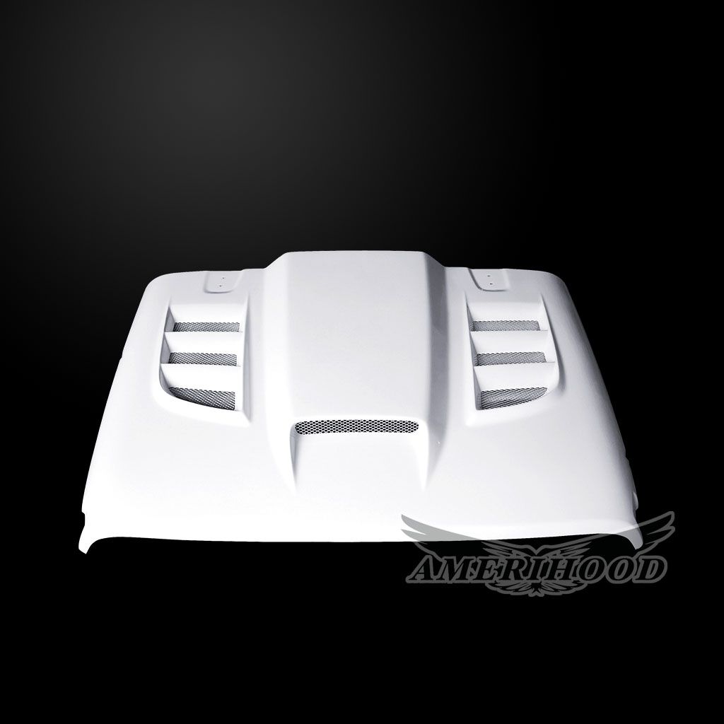 Amerihood SSK Functional Ram Air Hood: Jeep Wrangler JL 2018 - 2024