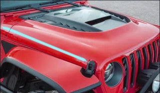 Amerihood STM Functional Ram Air Hood: Jeep Wrangler JL 2018 - 2025