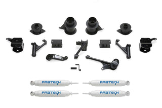 Fabtech Basic System with Coil Spacers and Performance Shocks: Ram 2500 14 6.7L Diesel/6.4L/5.7L