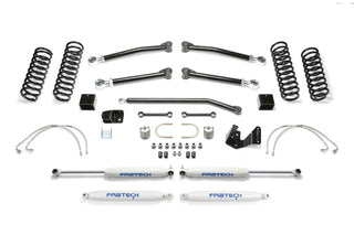 Fabtech 3in Trail II w/ Performance Shocks: Jeep Wrangler JK (2007-2018)