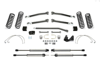 Fabtech 3in Trail II Coilovers: Jeep Wrangler 07-08 3.8L V6 w/ DLSS Shocks