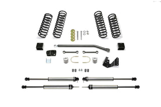 Fabtech 3in Sport II Suspension System: Jeep Wrangler 07-08 3.8L V6 w/ DLSS Shocks