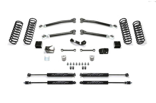 Fabtech 3in Trail 2-Door (JK) Suspension Kit: Jeep Wrangler 07-15 3.8L/3.6L w/ Stealth