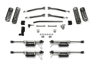 Fabtech 3in Trail 4WD 4-Door Suspension w/ Dlss Resi Shks: Jeep Wrangler 18-23 6.4L/3.6L/3.0L EcoDiesel/2.0L