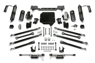 Fabtech 3in Crawler Coilovers: Jeep Wrangler 18 3.6L/2.0L w/ DLSS 2.5 Coilover Reservoir and Rear DLSS Reservoir