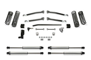 Fabtech 5in Trail 4WD 4-Door w/ Dl Shks: Jeep Wrangler 18-23 6.4L/3.6L/3.0L EcoDiesel/2.0L