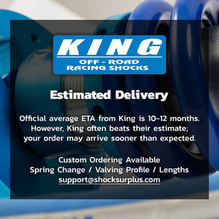 King Shocks Rear 2.5 Dia Piggy Hose Reservoir Shocks w/ Adjuster (REAR): Jeep Wrangler 2007-18