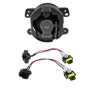 Spec D H8 Fog Light Chrome Housing: Chrysler 300 2005-2010 / Dodge Magnum 2005-2008 / Jeep Wrangler 2007-2011