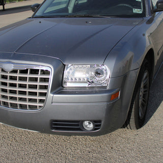 Spec D H8 Fog Light Chrome Housing: Chrysler 300 2005-2010 / Dodge Magnum 2005-2008 / Jeep Wrangler 2007-2011