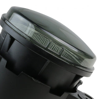 Spec D Chrome Housing Smoked Lens Fog Light: Chrysler 300 2005-2010 / Dodge Magnum / Jeep Wrangler 2007-2011