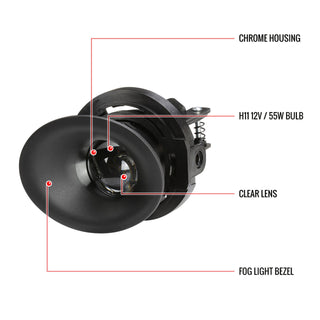 Spec D Projector Fog Lights: Dodge Challenger 2015 - 2018