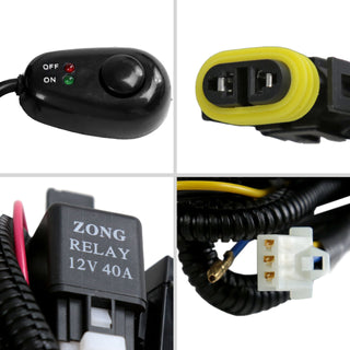 Spec D OEM Fog Lights (Smoke): Dodge Charger 2006 - 2010