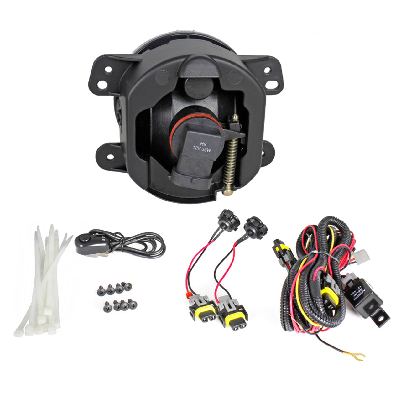 Spec D OEM Fog Lights (Clear): Dodge Charger 2011 - 2014