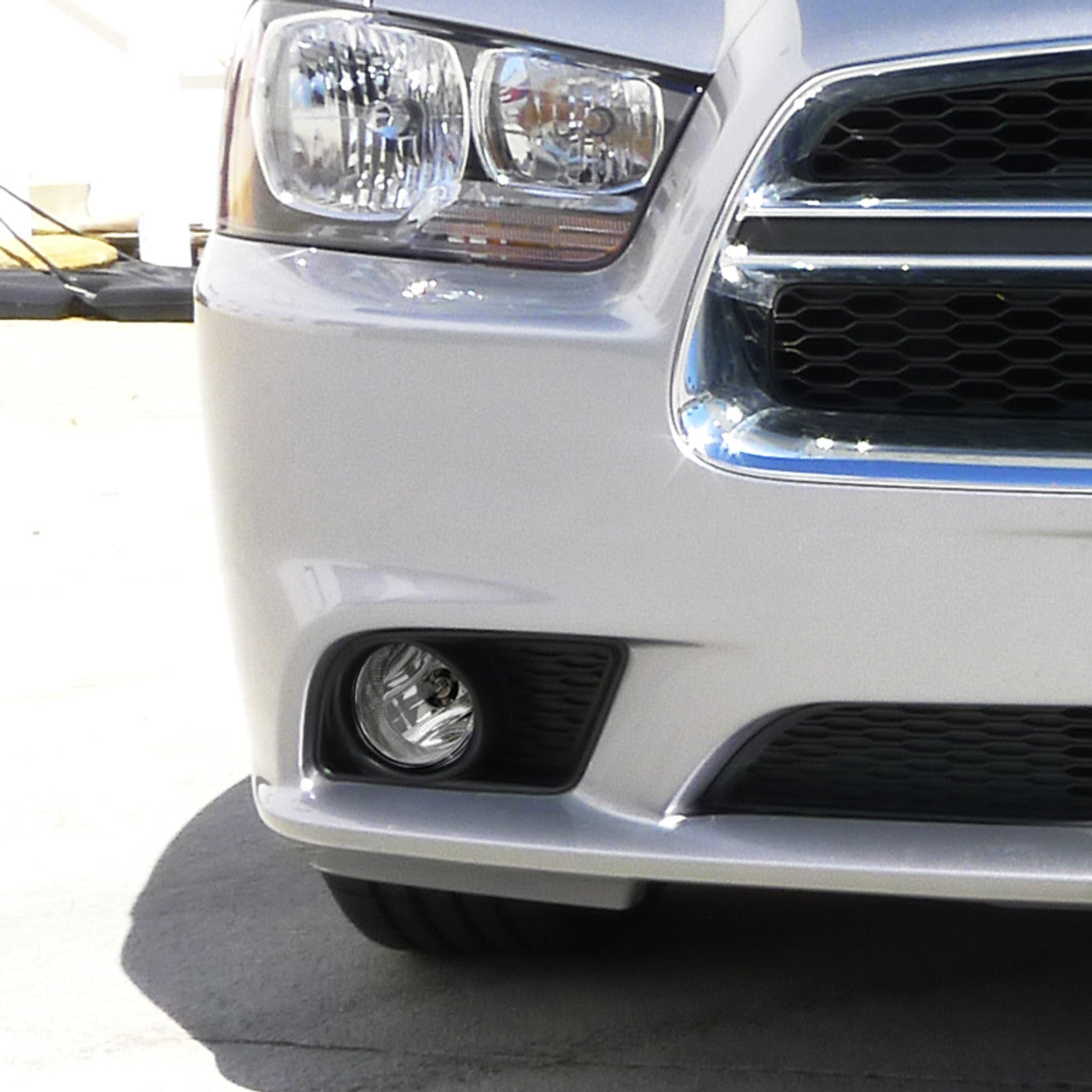 Spec D OEM Fog Lights (Clear): Dodge Charger 2011 - 2014