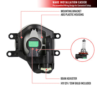 Spec D Projector Fog Lights: Dodge Charger 2015 - 2023