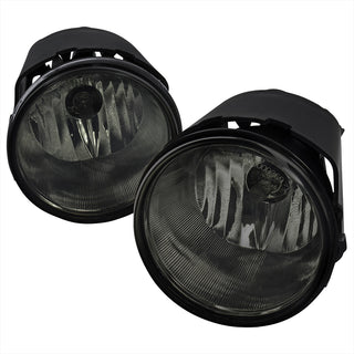 Spec D H8 Fog Lights Kit Chrome Housing/Smoked Lens: Fits Dodge / Jeep / Chrysler / Mitsubishi 2005-2009