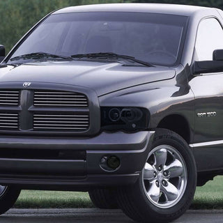 Spec D Fog Lights Chrome Housing Smoked Lens: Fits Dodge Ram 1500/2500/3500 2002-2009 / Durango 2004-2006 w/ Mounting Brackets