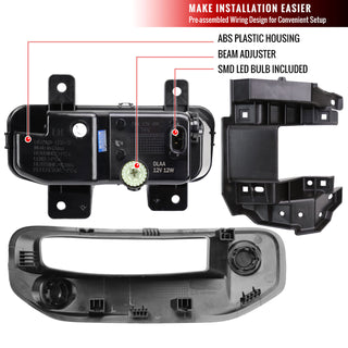 Spec D LED Fog Lights (Smoke): Ram 1500 2019 - 2024