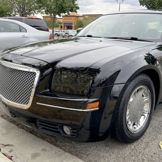 Spec D Chrome Housing Smoked Lens Factory Style Headlight: Chrysler 300 2005-2010