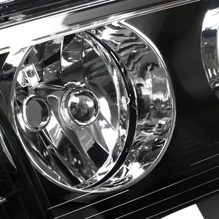 Spec D Euro Headlights Black: Dodge Charger 2006 - 2010