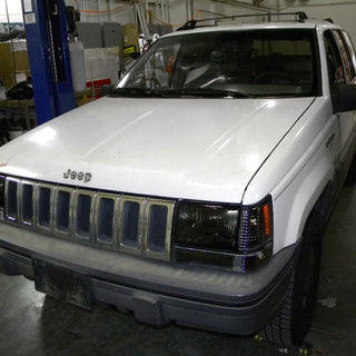 Spec D Crystal Headlights (Smoke): Jeep Grand Cherokee 1993 - 1998