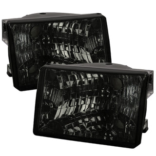 Spec D Crystal Headlights (Smoke): Jeep Grand Cherokee 1993 - 1998