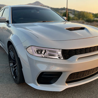 Spec D Sequential LED Projector Headlights (Chrome): Dodge Charger 2015 - 2023