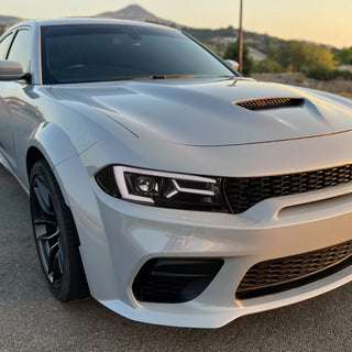 Spec D Sequential LED Projector Headlights (Black): Dodge Charger 2015 - 2023