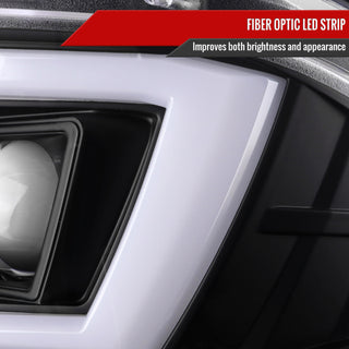 Spec D Sequential LED Projector Headlights (Matte Black): Dodge Charger 2015 - 2023