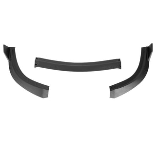 Spec D Matte Black 3PC Front Bumper Lip Splitter Kit: Chrysler 300 2015-2021 3.6L / 5.7L