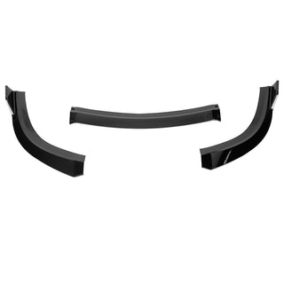 Spec D Glossy Black 3PC Front Bumper Lip Splitter Kit: Chrysler 300 2015-2021 3.6L / 5.7L