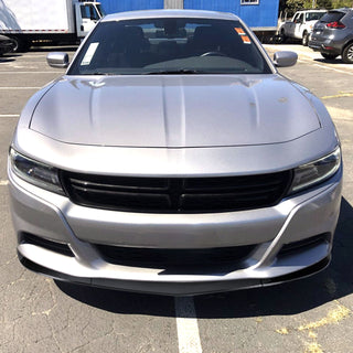 Spec D Front Bumper Lip (Glossy Black): Dodge Challenger SXT 2015 - 2021