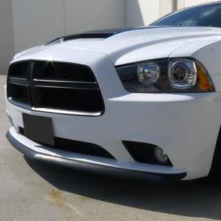 Spec D Polyurethane Front Lip (Black): Dodge Charger 2011 - 2014