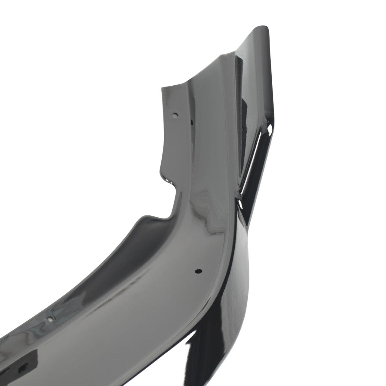 Spec D Front Lip (Glossy Black, 3pc): Dodge Charger 2011 - 2014