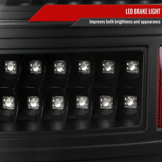 Spec D LED Tail Lights (Black, Version 2): Chrysler 300C 2005 - 2007