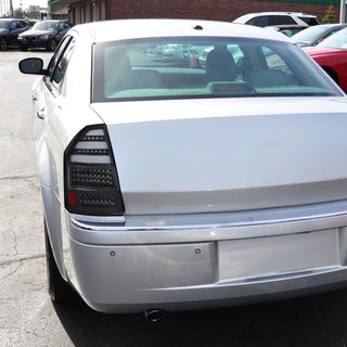 Spec D LED Tail Lights (Black, Version 2): Chrysler 300C 2005 - 2007