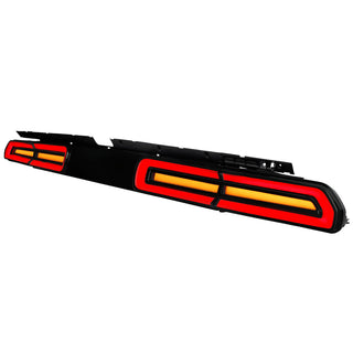 Spec D Sequential LED Turn Signal Tail Lights Black Housing: Dodge Challenger 2008-2014