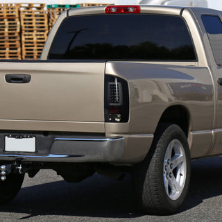 Spec D LED Tail Lights (Dark Smoke, G2): Dodge Ram 2002 - 2005