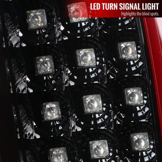 Spec D LED Tail Lights (Gloss Black, G2): Dodge Ram 2002 - 2005