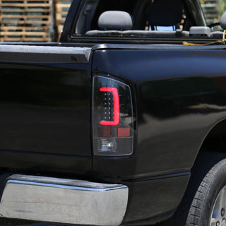 Spec D LED Tail Lights (Glossy Black): Dodge Ram 2007 - 2009