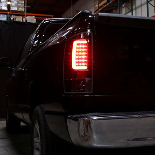 Spec D LED Tail Lights (Glossy Black): Dodge Ram 2007 - 2009