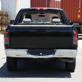 Spec D LED Tail Lights (Glossy Black): Dodge Ram 2007 - 2009